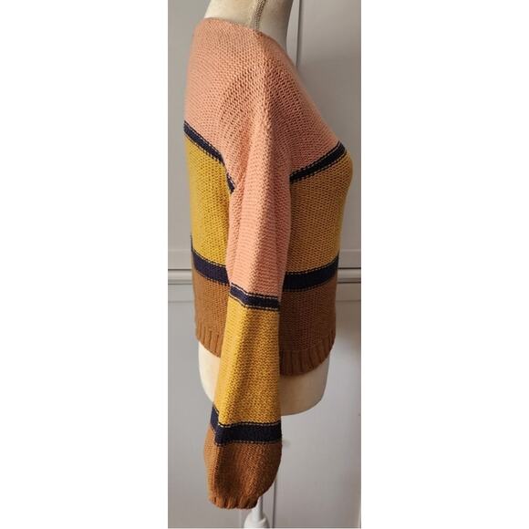 Billabong Multicolored Knit Sweater Size Small - Picture 2 of 5